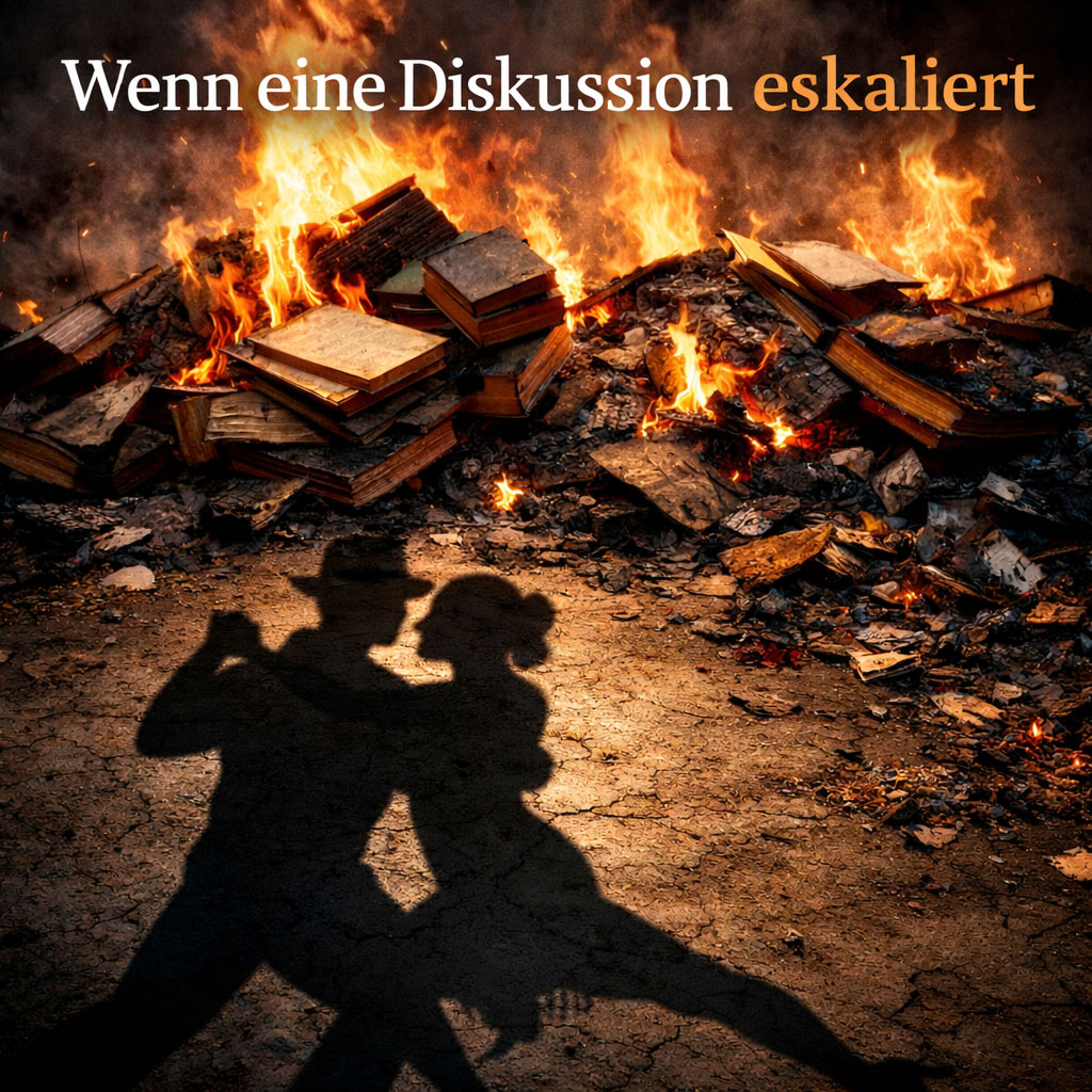 Wenn aus einer Ofenmetapher plötzlich die Bücherverbrennung wird