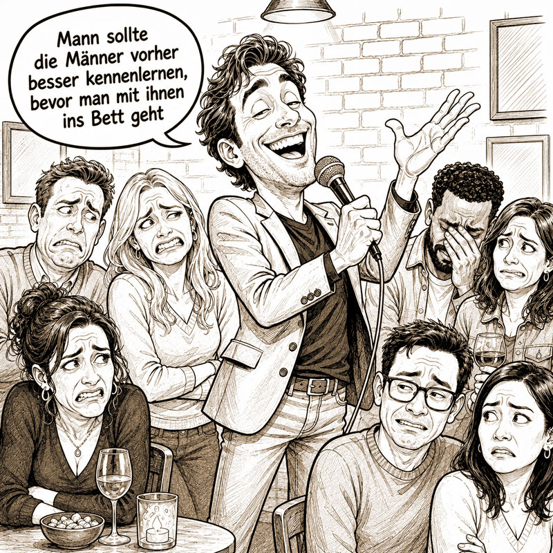 Satire, Ironie und die beleidigte Pointe