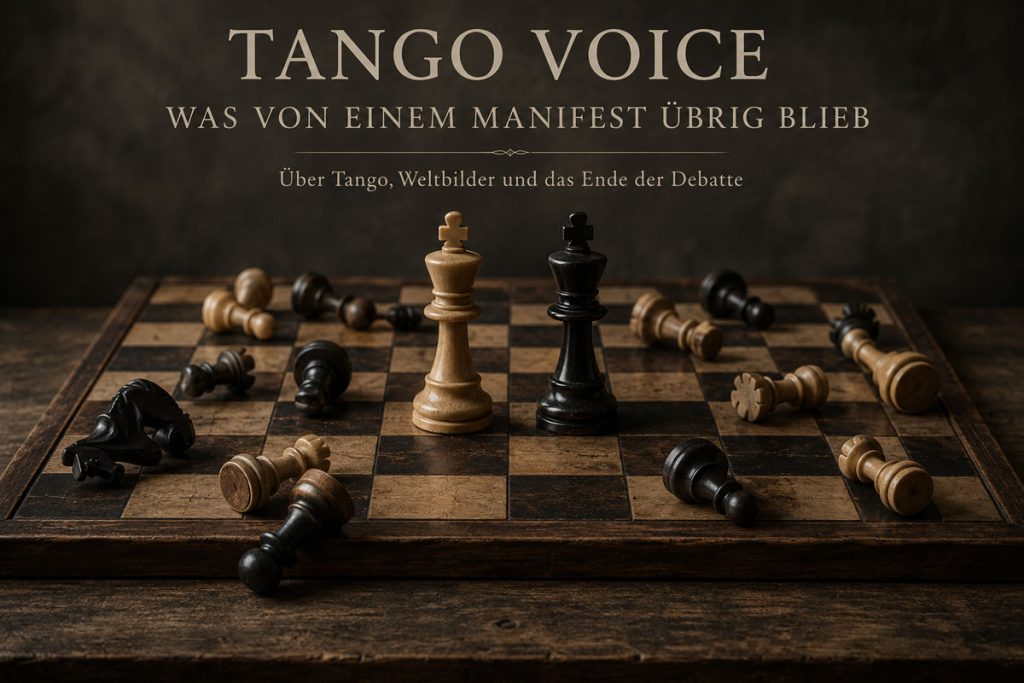 Tango Voice – Was von einem Manifest übrig blieb
