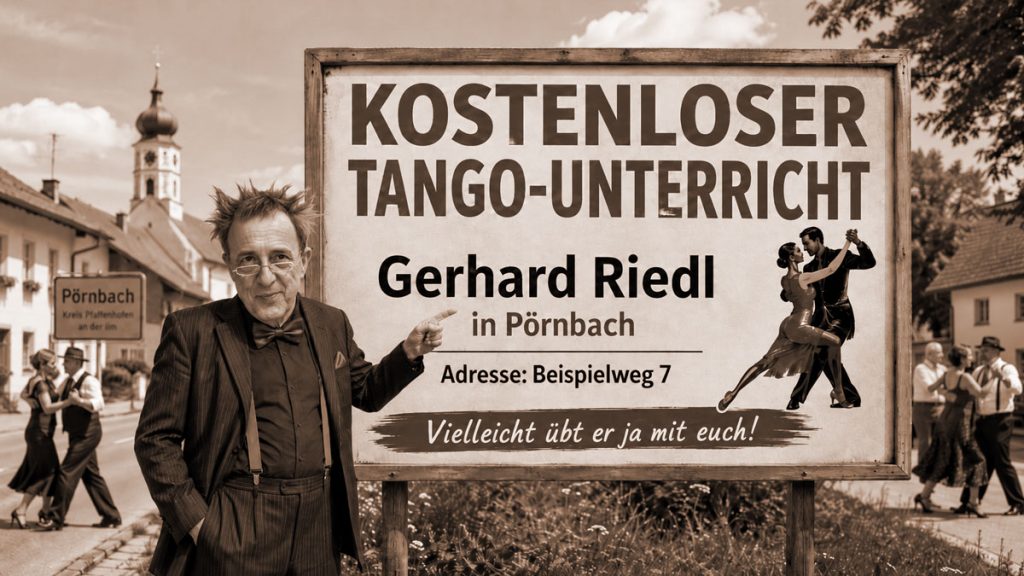 Vielleicht übt er ja mit euch! Vielleicht übt er ja mit euch!